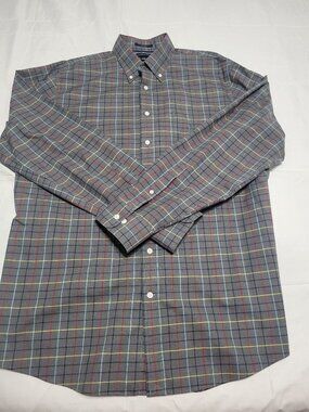 Lands’ End No Iron Twill Long Sleeve Shirt – Size Large Tall (LT)